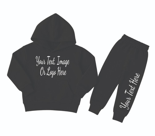 Personalised black hooded - personalised,