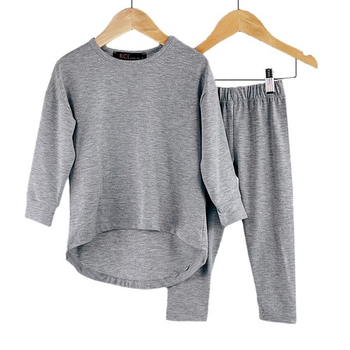 Girls loungewear high - low, top