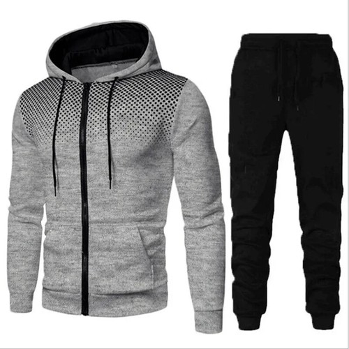 Mens 2pcs hooded - hooded, tracksuit